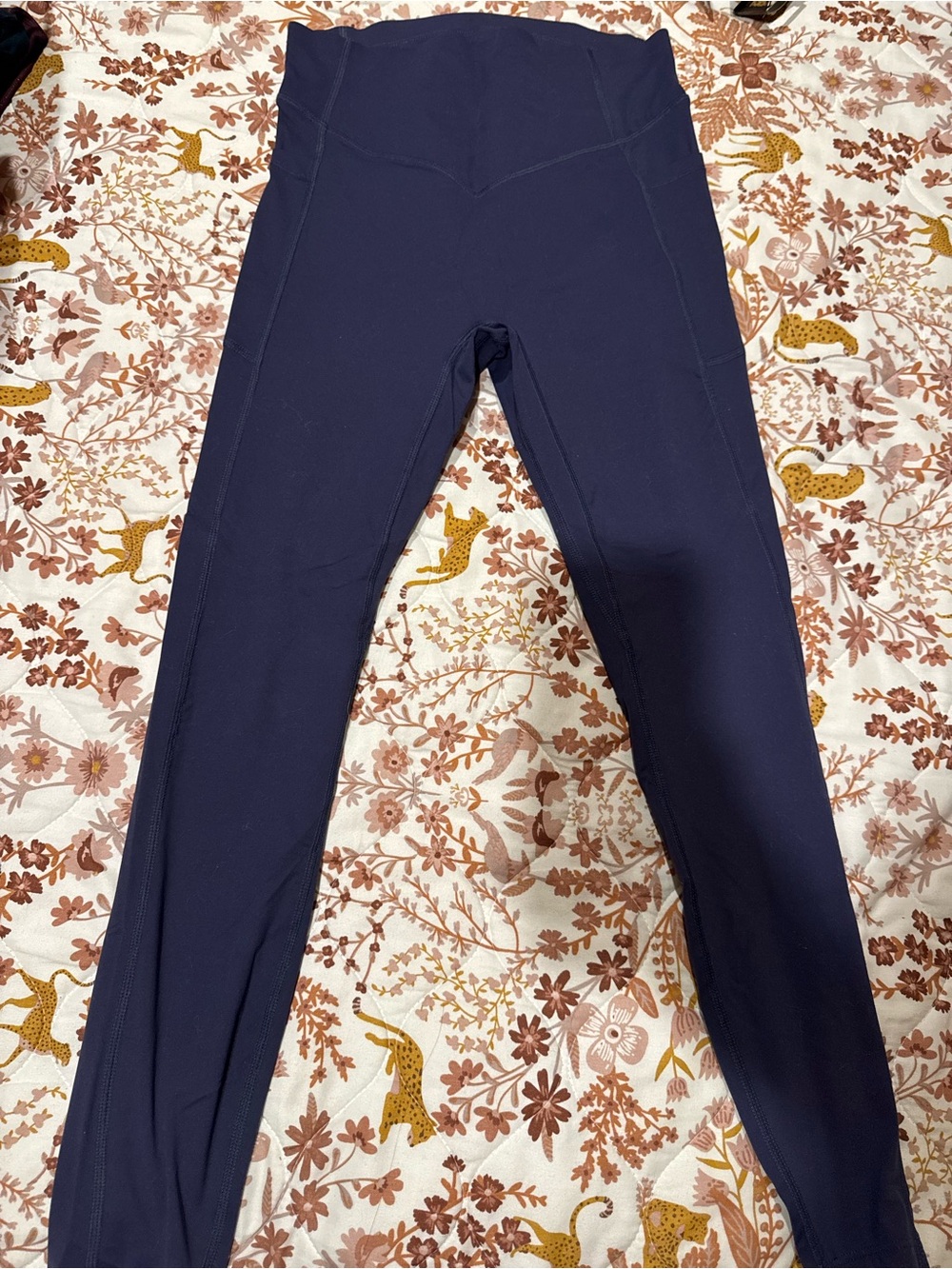 Halara High-Waist bbl Navy Leggings